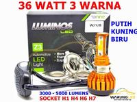 Gambar LAMPU LED LUMINOS Z3 MOTOR BEBEK MATIC MOBIL 3 SISI 36 WATT 3 WARNA dari erfil store undefined 1 Tokopedia