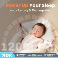 Gambar White noise baby machine shusher calming sound bikin tidur pulas dan deep sleep untuk bayi dan mom dari NOX Indonesia. undefined 4 Tokopedia