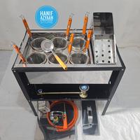 Gambar Panci mie ayam 6 lubang / Dandang mie kocok stainless / Dandang mie ayam 6 lubang set Kotak - PACKING DUS AJA dari DANDANGINDO undefined 1 Tokopedia