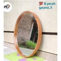 Gambar KACA BULAT 70 CM / KACA CERMIN BULAT BESAR / CERMIN BULAT KAYU JATI - 60cm dari planet cermin undefined 1 Tokopedia