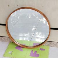 Gambar KACA BULAT 70 CM / KACA CERMIN BULAT BESAR / CERMIN BULAT KAYU JATI - 60cm dari planet cermin undefined 3 Tokopedia