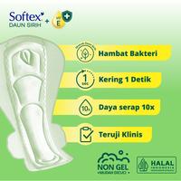 Gambar Softex Daun Sirih + Vitamin E Jumbo Pack 36cm 18s x 3 Pack - Pembalut Daun Sirih Malam dari Softex Indonesia undefined 3 Tokopedia