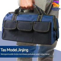 Gambar Alat Perkakas Tool Bag Tas Perkakas Tukang Besar Storage Waterproof - Hijau 14 inch dari DRONA STORE undefined 5 Tokopedia