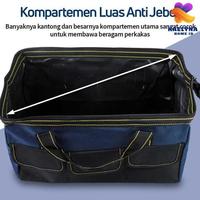 Gambar Alat Perkakas Tool Bag Tas Perkakas Tukang Besar Storage Waterproof - Hijau 14 inch dari DRONA STORE undefined 2 Tokopedia