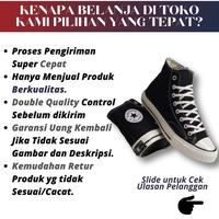 Gambar SEPATU CONVERSE CHUCK TAYLOR ALLSTAR 70'S HIGH WHITE GLOOSH LIST BLACK - Hi White Black, 43 dari DZAK STORE OFFICIAL INDONESIA undefined 5 Tokopedia