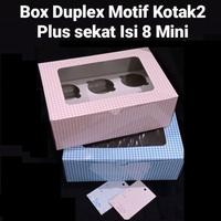Gambar box cupcake isi 8 kardus mika muffin sekat 8 dus mika kue hampers 17x25x9 cm - biru dari Fivety Five undefined 2 Tokopedia