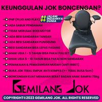 Gambar TERLAKU. JOK MOTOR ANAK BONCENGAN DEPAN NMAX 2020 SAMPAI 2024 KURSI DUDUKAN PORTABLE MATIC dari Elena Jimenez Trendy undefined 3 Tokopedia