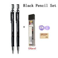 Gambar 2.0mm Mechanical Pencil Set 2B Black Lead Refills Writing Drawing Automatic Pencil School Office Stationery Art Sketch Supplies dari Dj celluler undefined 4 Tokopedia