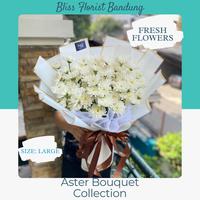 Gambar Buket Aster asli - Bucket Bunga Hadiah Wisuda Buket Bunga Mawar Asli - AsterMedium dari Bliss floristBandung undefined 4 Tokopedia