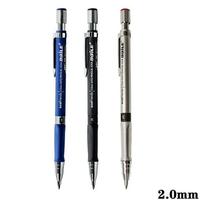 Gambar 2.0mm Mechanical Pencil Set 2B Black Lead Refills Writing Drawing Automatic Pencil School Office Stationery Art Sketch Supplies dari Dj celluler undefined 5 Tokopedia