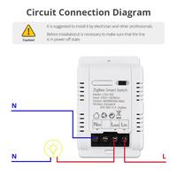 Gambar Benexmart Tuya Zigbee 30A Switch Smart Circuit Breaker Smart Life Home Devices Light Relay Switch a Google Home Control 220V dari Krioscity undefined 4 Tokopedia