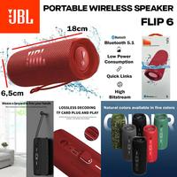 Gambar PORTABLE WIRELESS SPEAKER BLUETOOTH WATERPROOF SUBWOOFER STEREO FLIP 6 - Hitam dari Polaris Cell undefined 1 Tokopedia