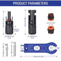 Gambar Best Produck Toolbox Mc4 Connector Set (Solar Cell Panel Connector) With Mc4 Konektor Terminal Crimp Tang/Hh Quality Ip67 1V 3A Teroof - 50pcs dari gummysore undefined 4 Tokopedia