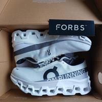 Gambar On Cloudmonster 2 Undyed Frost || all triple white black running dari Forbs undefined 1 Tokopedia