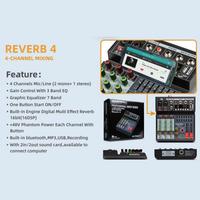 Gambar Hardwell Reverb 4 Reverb4 Mixer 2 Channel Soundcard USB Bluetooth dari Spesialis Connector undefined 2 Tokopedia