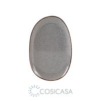 Gambar Hapita CLARA Artisan Grey TERRA IRREGULAR OVAL Platter LARGE 25 x 16 cm dari Cosicasa Living undefined 1 Tokopedia