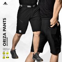 Gambar AVTECH - Celana Pendek Pria Wanita Outdoor Short Hiking Gunung Trekking Sepeda Casual Harian Quick Dry - ORIZA - Hitam, M dari Avtech Adventure Technology undefined 4 Tokopedia
