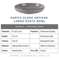 Gambar Hapita CLARA Artisan Grey LARGE Pasta Bowl 22 cm dari Cosicasa Living undefined 2 Tokopedia
