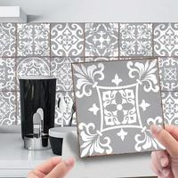 Gambar Floor Tile Stickers Waterproof Self-adhesive Peel And Stick Decals For Wall And Floor 24 Pcs Grey Home Decor Bathroom & Kitchen dari Xeniels Blessing undefined 5 Tokopedia