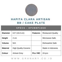 Gambar Hapita CLARA Artisan Grey BB Plate 16 cm dari Cosicasa Living undefined 2 Tokopedia