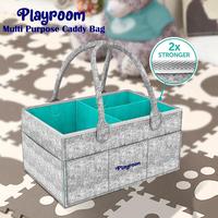 Gambar New Product Playroom - Multipurpose Caddy Bag / Tas Perlengkapan Bayi / Tas Diaper Bag - Grey Tosca dari Muhamad Chandra Collect undefined 2 Tokopedia