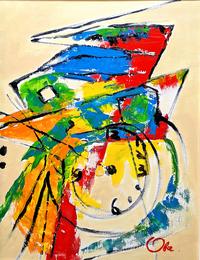 Gambar Lukisan Abstrak Modern Series Waktu Original dari Swarna Seni Art undefined 1 Tokopedia