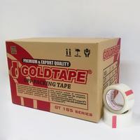 Gambar Nachi Gold Tape RED Lakban Transparan 48 mm x 90 yard  1 BOX - WITH BUBBLEWRAP dari NACHI TAPE undefined 1 Tokopedia