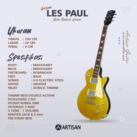 Gambar Gitar Listrik Les Paul Model - Putih, lengkap dari hajar shoo undefined 1 Tokopedia