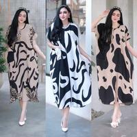 Gambar PAKET HEMAT 100RB DAPAT 3 PCS Daster Monochrom Busui Bahan Rayon Tebal Jumbo Ibu Kain - COKSU B-C-C dari outfit daster pekalongan undefined 3 Tokopedia