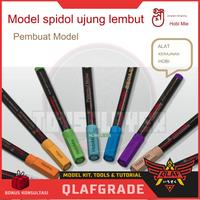Gambar Soft tipped METALLIC MARKER Hobby mio waterbased - metal color gold silver stainless steel spidol warna panel line gundam statue figure warhammer varian - Golden dari Wahkhilaf undefined 4 Tokopedia