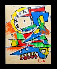 Gambar Lukisan Abstrak Modern Series Waktu Original dari Swarna Seni Art undefined 4 Tokopedia