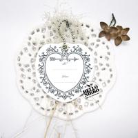 Gambar Gift tag kartu ucapan heart hati shape box hamper parcel souvenir card dari Hellonikko undefined 2 Tokopedia