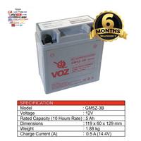 Gambar Baterai ups. Aki Sepeda Motor Baterai Motor Yamaha Dll  Accu Batre Kering Voz 12V 5Ah GM5Z-3B dari Power solution pws undefined 1 Tokopedia