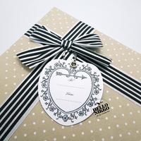 Gambar Gift tag kartu ucapan heart hati shape box hamper parcel souvenir card dari Hellonikko undefined 5 Tokopedia