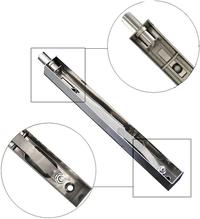 Gambar 8 Inch Bolt Slot Pintu/Grendel Slot Tanam/Flush Bolt Dekkson/Recessed/Stainless - Hitam dari GudangDeal undefined 3 Tokopedia