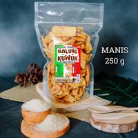 Gambar KERIPIK SINGKONG BALUNG KUWUK (MANIS) 250g dari GROSIRKERIPIK undefined 2 Tokopedia