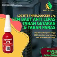 Gambar LEM BAUT TAHAN PANAS DAN GETARAN LOCTITE 271 10ML UNTUK BAUT PERMANEN dari TOKO MURAH MARKET undefined 2 Tokopedia