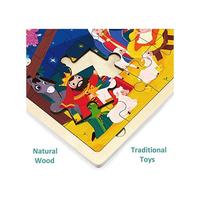 Gambar Nativity Scene Kids 24 Piece Puzzle 3 Year Old Unique Shape Jigsaw Pieces Christmas Wooden Jigsaw Puzzles Toddlers Ages 35 Preschooler Puzzles With Wooden Puzzle Tray dari Masuk Markett undefined 5 Tokopedia