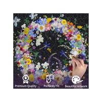 Gambar 500 Piece Impossible Puzzles Adults Dried Flowers Artwork Puzzle Challenging Puzzle Gift Choice Jigsaw Puzzle Circle dari BOTUNA STORE_333 undefined 4 Tokopedia