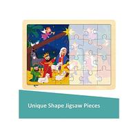 Gambar Nativity Scene Kids 24 Piece Puzzle 3 Year Old Unique Shape Jigsaw Pieces Christmas Wooden Jigsaw Puzzles Toddlers Ages 35 Preschooler Puzzles With Wooden Puzzle Tray dari Masuk Markett undefined 2 Tokopedia