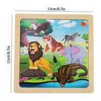 Gambar Wooden Jigsaw Puzzle Set Of 3 Pcs Farm Jungle And Sea Animals Level Up Puzzles Difficulty From 9 Pcs To 16 Pcs 25 Pcs Educational Preschool Toys_Gifts dari BOTUNA STORE_333 undefined 2 Tokopedia