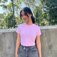 Gambar Borong Crop Top Wanita T-Shirt Korea Kaos Polos Catton 24S Crop Tee S-Xxl Premium - Fanta, L dari Benazir Trendy undefined 3 Tokopedia