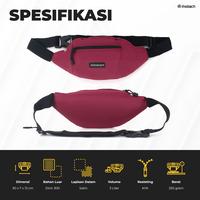 Gambar TAS WAISTBAG Pria Wanita Anti Air MINI PIERO THOBACH- Original - Abu-abu dari THOBACH STORE undefined 3 Tokopedia
