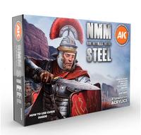 Gambar NON METTALIC METAL STEEL COLORS SET 6 COLORS AK11601 ( CAT SAJA TANPA BOX ) - cat model kit paint dari scale figure undefined 1 Tokopedia