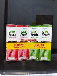 Gambar SO FRESH minyak angin aromatherapy 10 mlx2botol/ sofresh 10ml isi 2 - EUCALYPTUS dari WMStoreluck undefined 1 Tokopedia