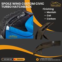 Gambar Spoiler Wing Custom Civic Turbo Hatchback - Carbon dari Base Custom undefined 1 Tokopedia