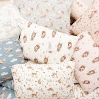 Gambar Carrol Baby Pillow Toodler Size- Bantal Kepala Toodler Tencel- Little Girls And Woodlands Animals Collections - Cloud Dusk Blue, Case Only dari Carrol Baby undefined 4 Tokopedia