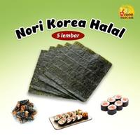 Gambar Nori Korea 5 Lembar Halal Roasted Seaweed Untuk Sushi Kimbap Gimbap Dimsum Gimari Halal Termurah 100% Rumput Laut Murni dari Mee Macau Noodle Mie undefined 1 Tokopedia