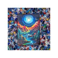 Gambar Bgraamiens PuzzlePaper Quilling Mountains And Rivers1000 Pieces Paper Quilling Art Puzzle Color Challenge Jigsaw Puzzles Adults And Kids dari zhafira333 undefined 5 Tokopedia