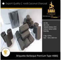 Gambar briket arang batok kelapa premium barbeque hexagonal dari My Briqquetes undefined 1 Tokopedia